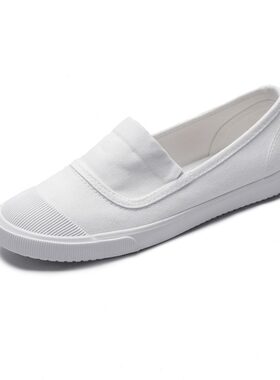 一脚蹬平底单鞋百搭402023孕妇春夏脚大码女鞋41一43胖妹妹宽布鞋