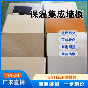 室内保温集成墙板隔热环保办公室内墙装饰板用板防火阻燃夹芯板