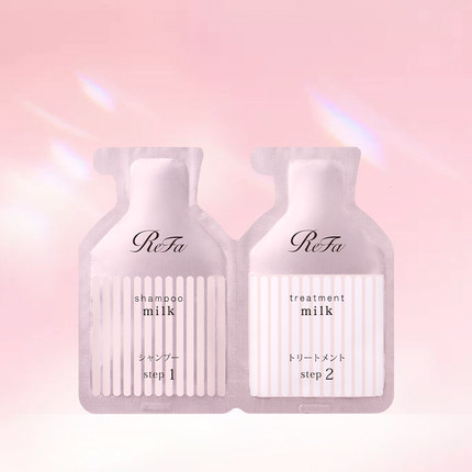 【U先试用】【修护烫染】ReFa日本进口洗发水10ml+护发素10g尝鲜