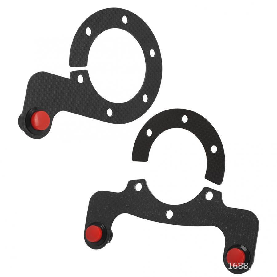 汽车改装通用6孔竞技赛车方向盘真碳纤维喇叭按钮双按钮单按钮