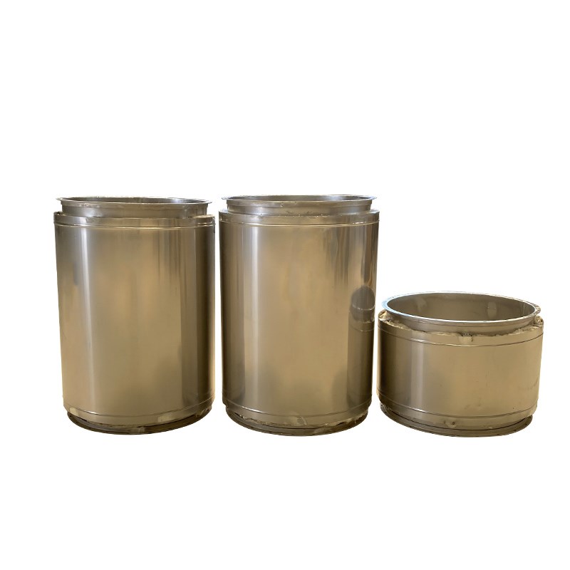 304不锈钢双层烟道烟囱锅炉房烟囱201隔热通风管道发电机管道烟囱