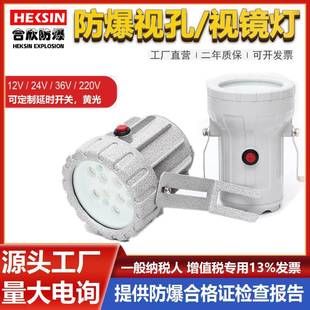LED防爆视孔灯5W20W防爆内视灯AC220v24v36V化学反应釜防爆视镜灯