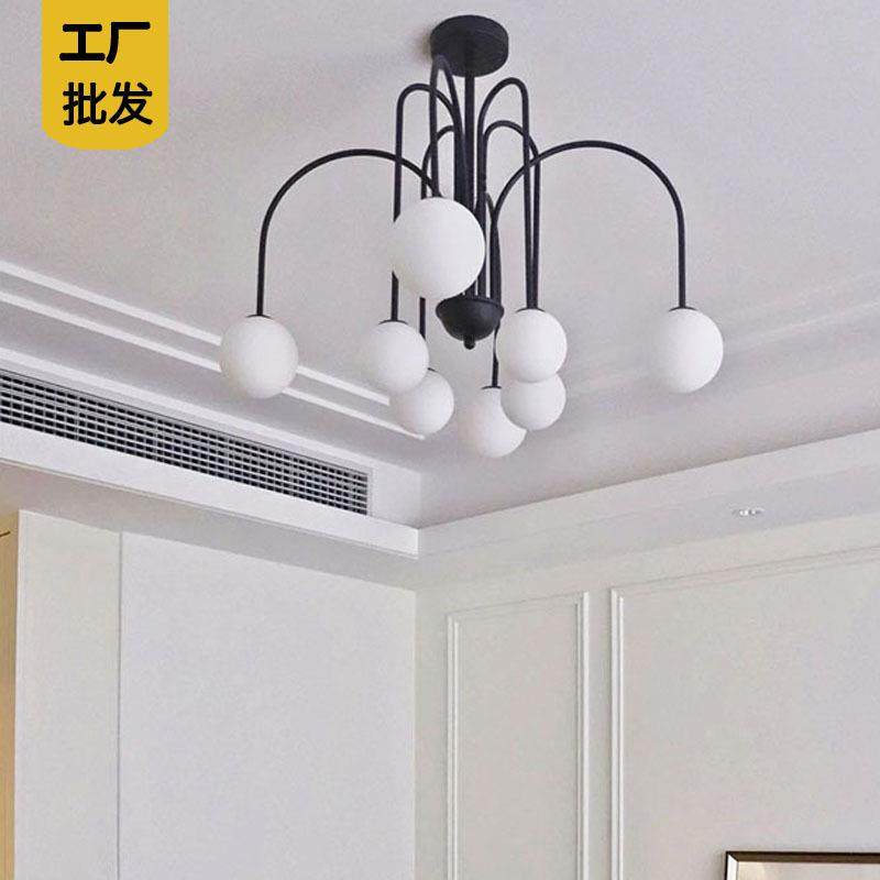 北欧后现代魔豆分子吊灯简约客厅卧室灯餐厅枝形灯具中山