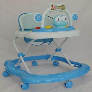 贺联343系列学步车宝宝幼儿带音乐助步车多功能学步车带推防侧翻