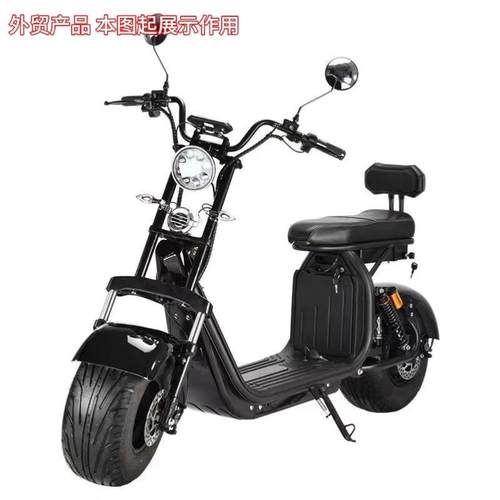 出口电动摩托滑板车双轮宽胎成人代步车男女大功率电机3000W锂电