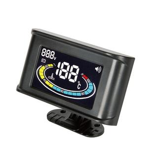 大液晶显示水温电压二合一组合表汽车货车工程车仪表改装 仪表盘