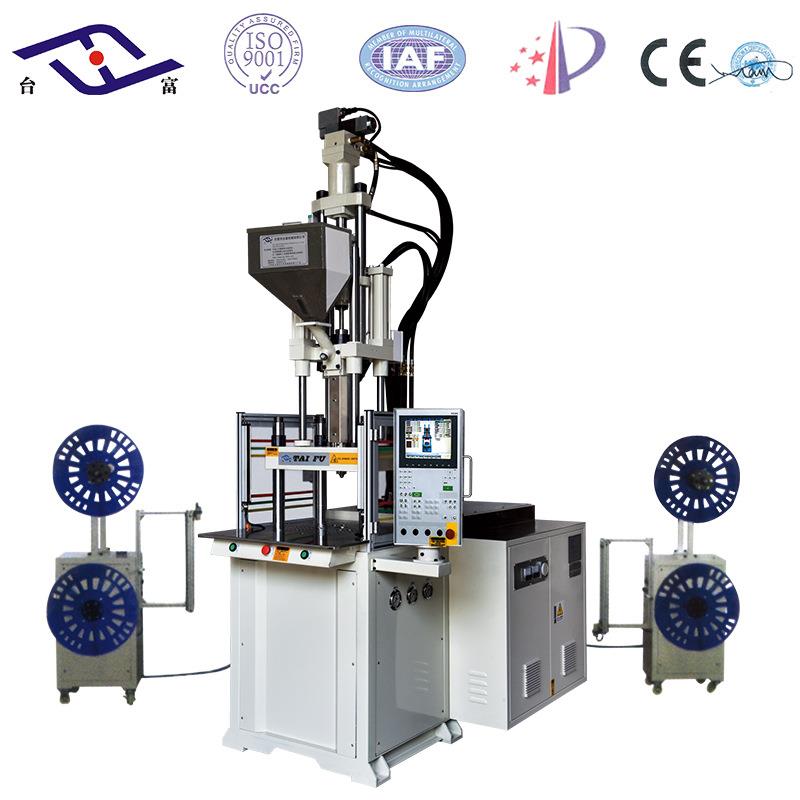 立式成型机薄壁塑胶产包胶成型LCP高速立式成型机_小型注塑包胶