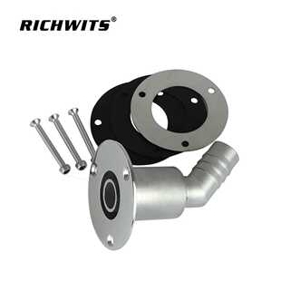 不锈钢316船用排气口通气孔 加热器 燃油取暖机排气口带垫片