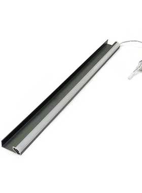 现货 led前置层板灯 卡18板黑色金色45度朝内发光衣橱柜子灯带