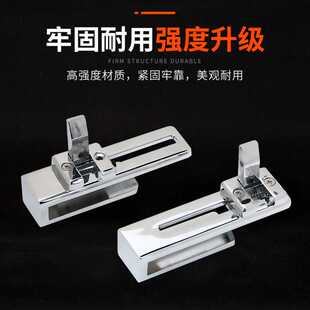 免打孔浴室玻璃门锁推拉门厕所卫生间玻璃锁淋浴房隔断门锁哑