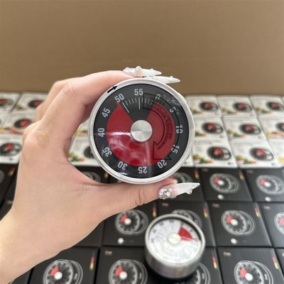 博尚家厨房计时器机械定时器儿童学习自律专用时间管理提醒器闹钟