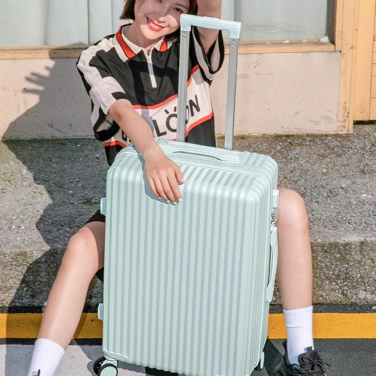 24旅行耐用静音万向轮寸结密码箱子男行李箱小型20拉杆箱女28寸实