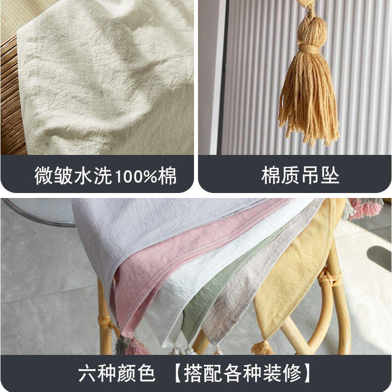 圆柱顶部防尘罩方形空调防尘盖布立式空调布巾柜轻奢北欧式盖圆形