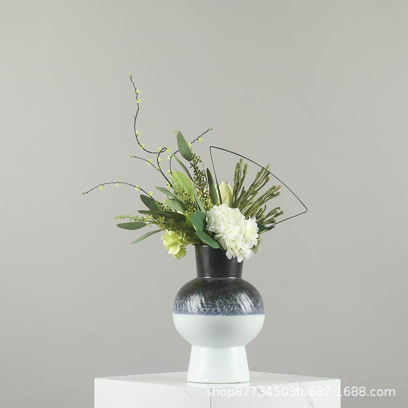 花艺盆景现代新中式创意高温陶瓷售楼处中大型玄关洽谈室装饰摆件,鲜花速递/花卉仿真/绿植园艺,割草机/草坪机,淘宝优惠券,粉丝福利购,淘宝优惠卷