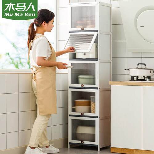 夹缝厨房置物架整理架调料架子收纳架厨房用品餐边柜家用橱柜多层