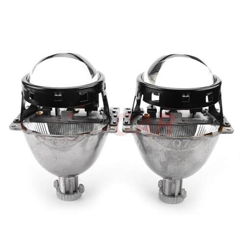 IPHCAR直销HID大灯透镜无损通用Q7远近一体双光透镜3寸裸透镜