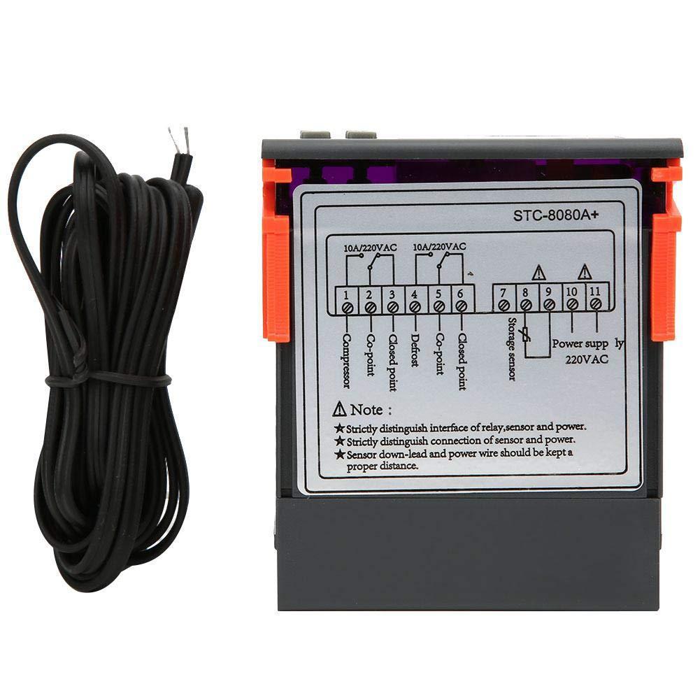 STC-8080A+制冷自动定时化霜智能温度控制器