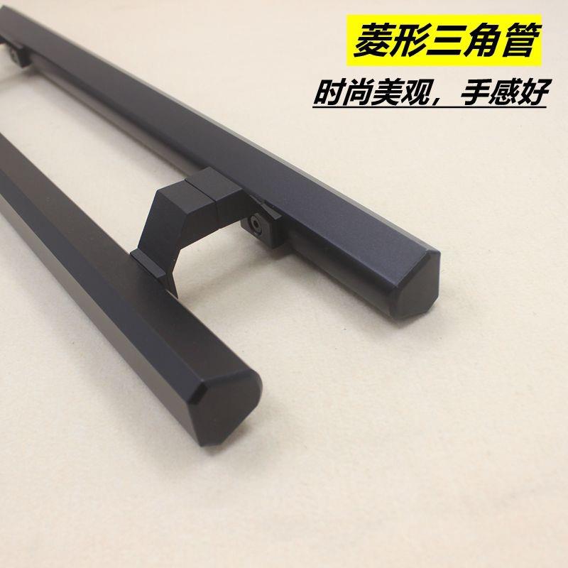 加厚铝合金拉手玻璃门对装拉手有框门把手木门推拉门商铺门扶新款
