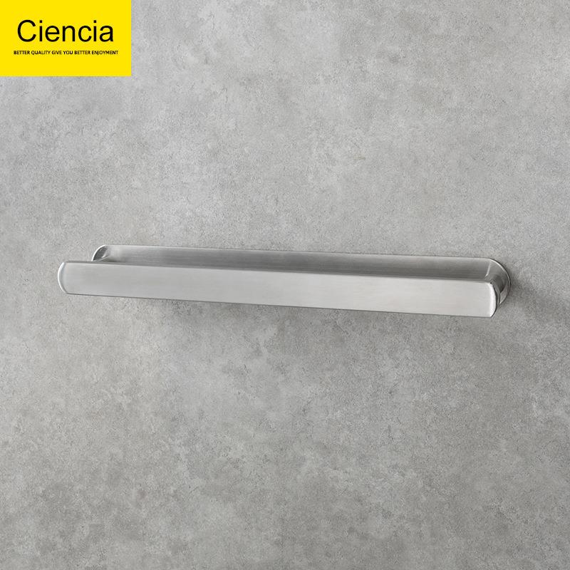 304不锈钢免打孔毛巾杆单杆浴室卫生间毛巾挂杆浴巾杆毛巾挂架