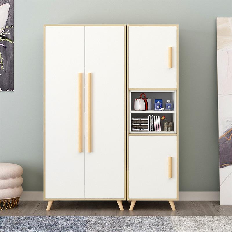 经济型北欧卧室衣柜二门简易整体组合小户型多功能衣橱直销