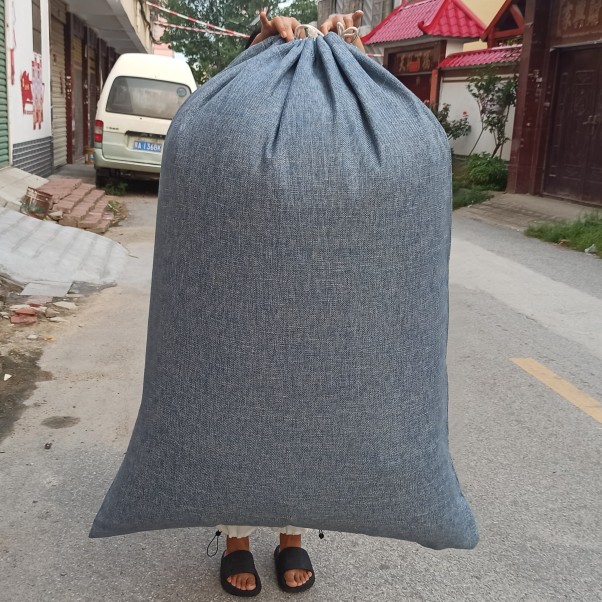 特厚麻布袋快递搬家麻袋收纳打寄行李包结实加厚抽绳编织布袋