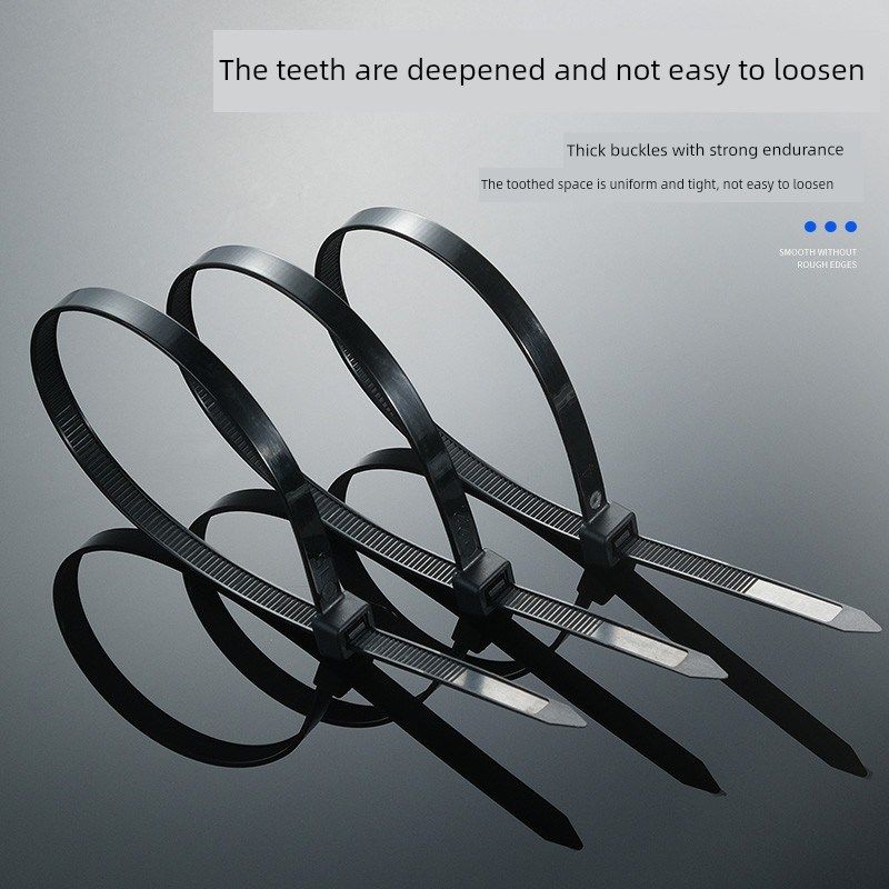 尼龙扎带塑料一拉得捆绑卡扣式黑白色勒死狗扎线高强度抗老化,基础建材,缎带/扎带,淘宝优惠券,粉丝福利购,淘宝优惠卷