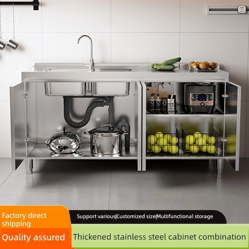 厨柜家用灶具储物柜家用小公寓农村厨房,住宅家具,餐边柜,淘宝优惠券,粉丝福利购,淘宝优惠卷