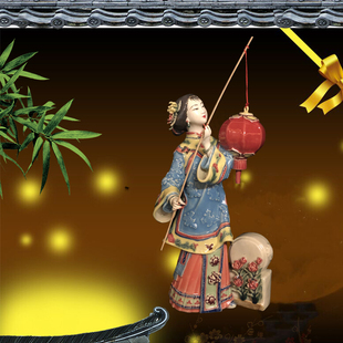 陶瓷 石湾家居饰品古典摆件创意大师精品满堂吉庆