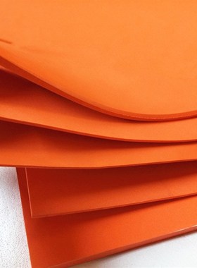 激光刀模泡棉弹垫 EVA橘红色橙色高回弹力泡棉 45度刀板弹垫