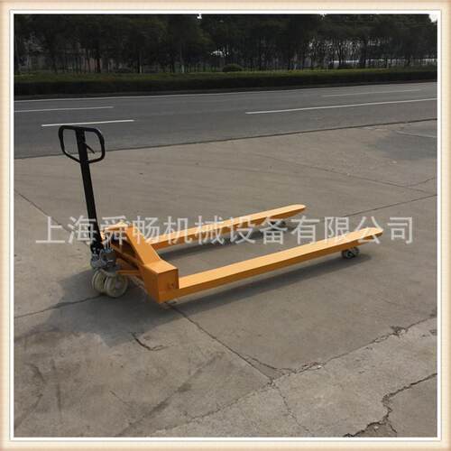 制作加长加宽型手动升推高搬运车液 老压地虎VLI 手小坦克液压车
