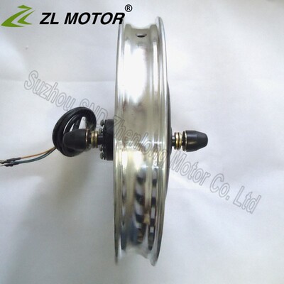 48v16寸 自行 改装专用前驱电机36v500W车电动车改装碟刹电机