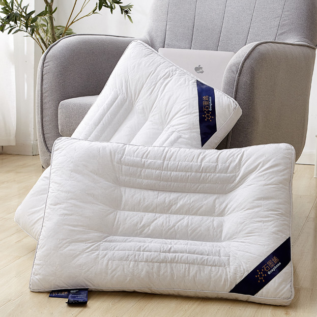 全棉枕头护颈椎助睡眠枕芯家用一对中偏高偏硬不塌陷不变形