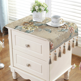 欧式床头柜盖布高档奢华家居防尘桌布遮盖布桌子小方巾遮灰尘布