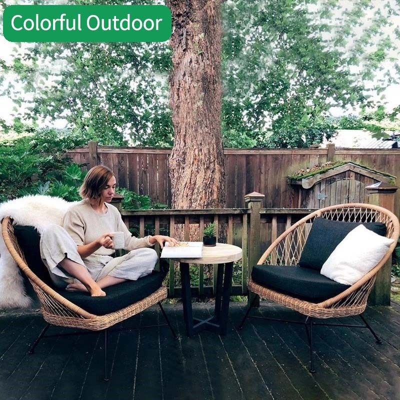 户外沙发阳台花园休闲创意室外庭院露台阳光房藤编椅茶几家具组合,住宅家具,户外沙发,淘宝优惠券,粉丝福利购,淘宝优惠卷