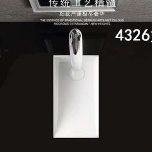 阳台竖装台下盆小尺寸嵌入式陶瓷洗脸盆石下台盆水槽洗手池窄长型