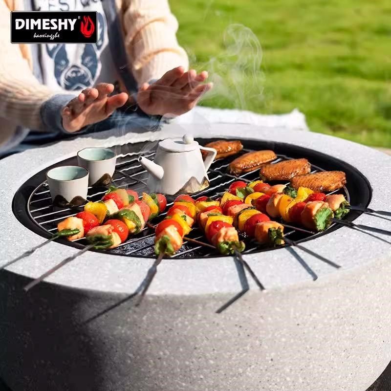 围炉煮茶庭院烧烤炉室内取暖炉烤火炉木炭烧烤架烤家用煮茶火盆,住宅家具,户外烧烤桌,淘宝优惠券,粉丝福利购,淘宝优惠卷