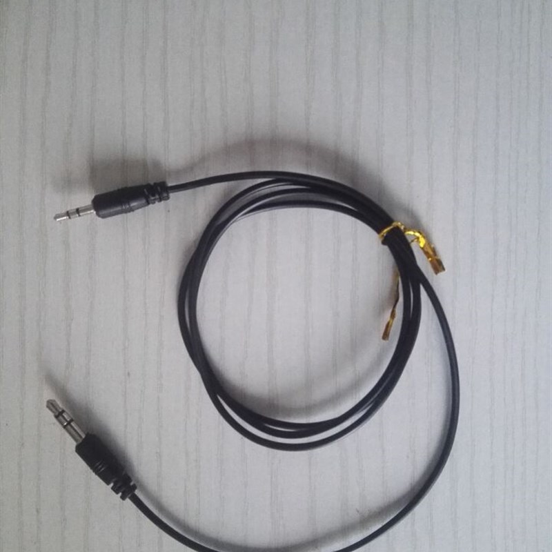 对讲机音箱音频线 手台车载外接功放低音炮音响扩音耳机连接线