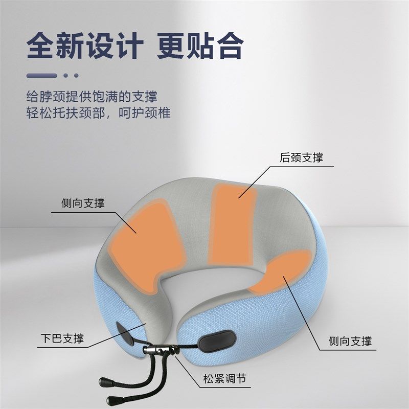 U型枕头便携旅行护颈枕飞机午睡枕护颈椎脖枕高铁靠枕记忆棉头枕