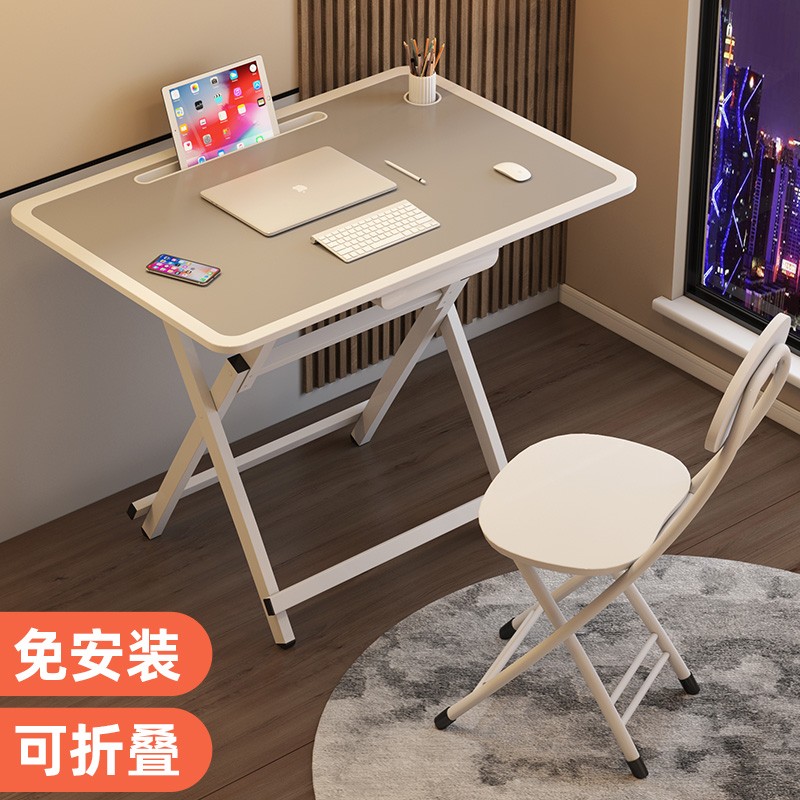 简易折叠书桌学习桌角落电脑桌简约桌子女生卧室小型租房写字桌