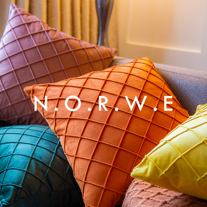 纯色轻奢抱枕客厅沙发床头靠垫靠背民宿抱绒靠枕腰枕,居家布艺,靠垫/抱枕,淘宝优惠券,粉丝福利购,淘宝优惠卷