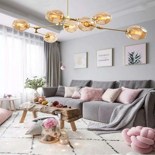 魔豆吊灯玻璃分子吊灯轻奢餐厅时尚客厅室内后现简约工业风