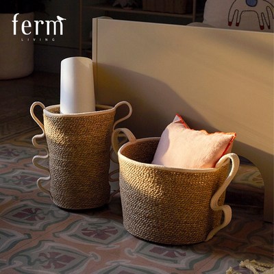 丹麦Fer vng海织收纳筐套装家用儿童娃娃储物篮