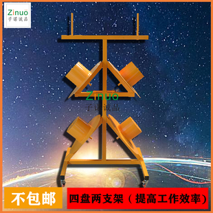 新款多头可旋转三层胶条架 玻璃毛条线架 门窗胶条架 胶线旋转架