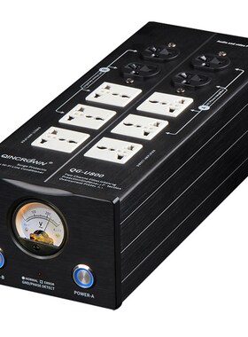 QG-U800 hi波i音响专用电扰滤f器抗干源净化器防雷防过载过滤排插