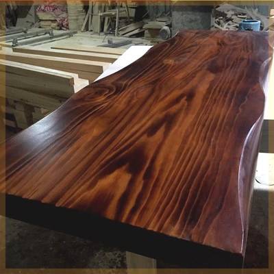 老榆木板大桌吧台板实木板材木地板楼梯踏步板办公桌餐桌面板木板