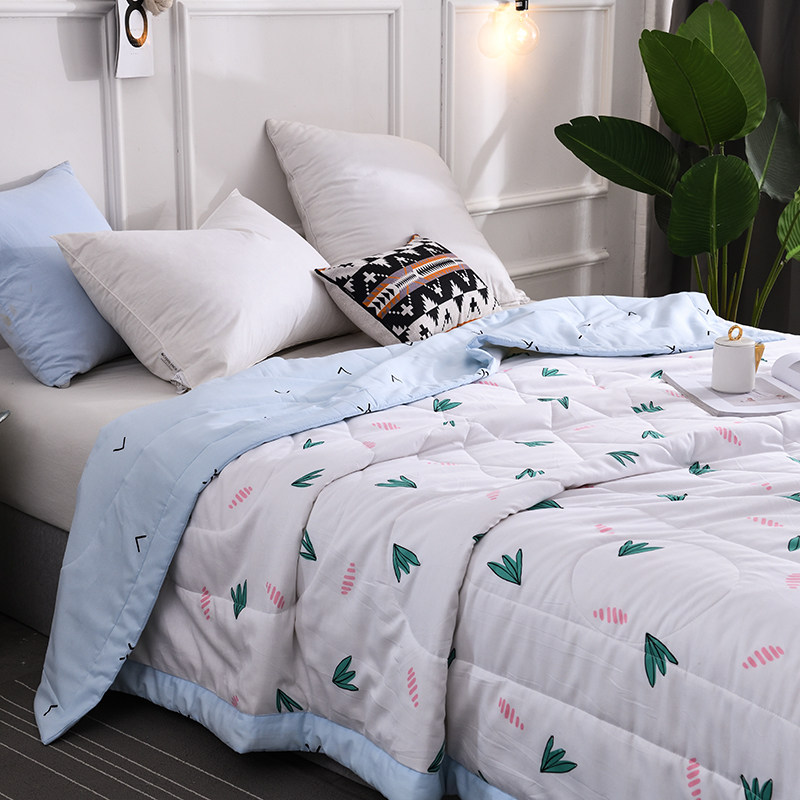 一缕阳光纯棉夏凉被宿舍单双人夏天被子儿童宝宝全棉可水洗空调被