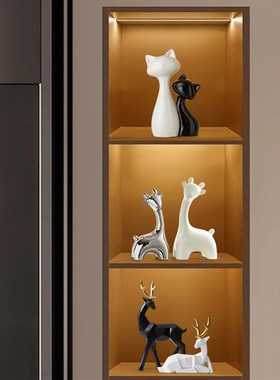 2025新款酒柜套装摆件高档客厅电视柜小众高级感家居软装饰品