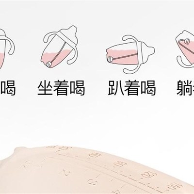 IKV爱咔威防呛学饮杯鸭嘴杯奶瓶6个月以上宝宝婴儿学饮喝水杯吸管