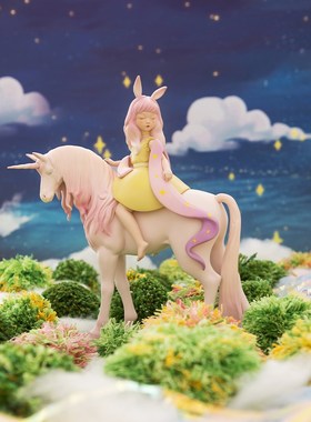 白夜童话夜游塔罗河系列牧狮人摆件办公区装饰品闺蜜礼物朋友生日