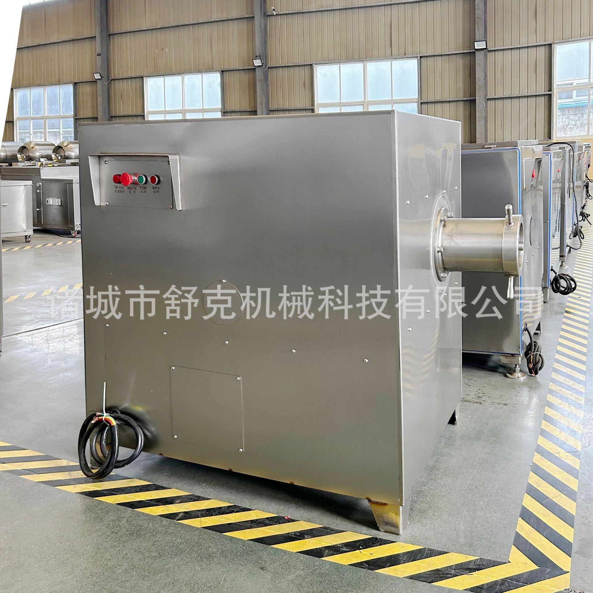 160型冻鸡肉绞肉机肉类破碎加工设备猪冻盘绞肉机大功率绞切机